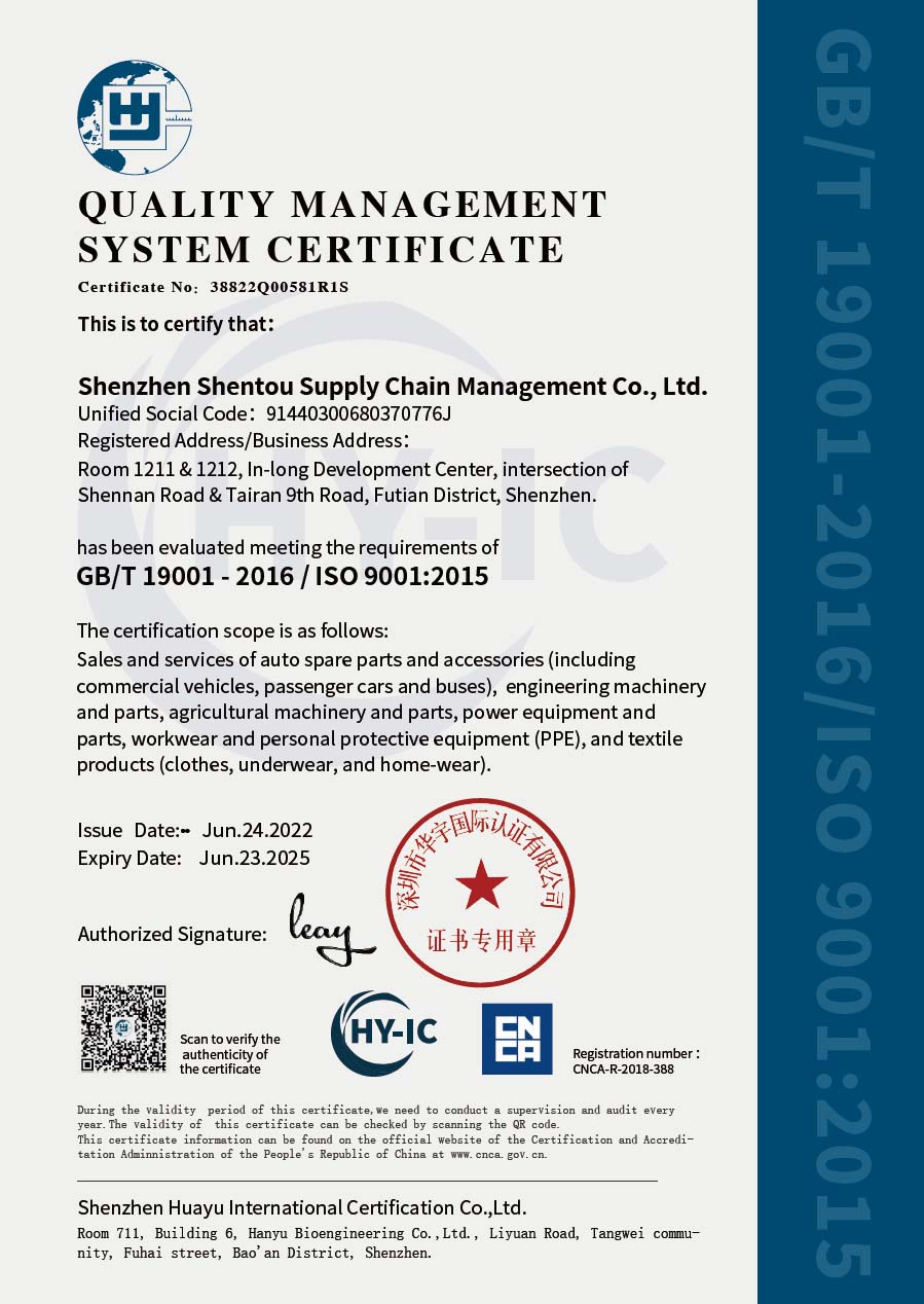 Certifications